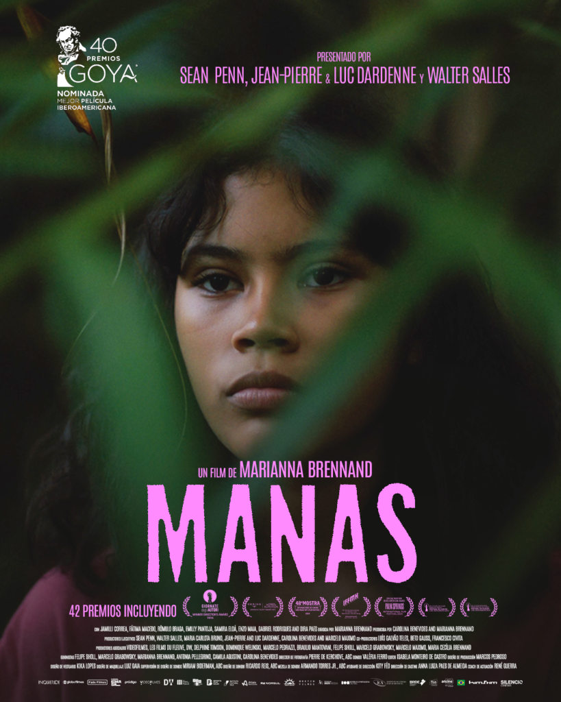 Cartel de la película Manas, de Marianna Brennand
